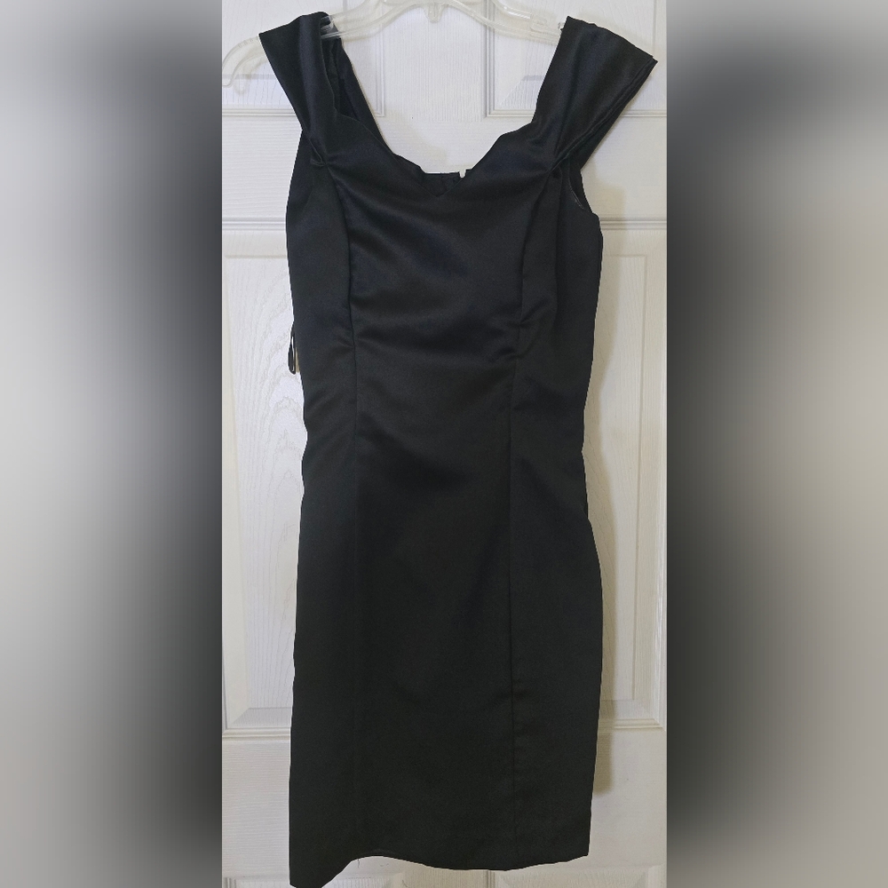 Escapades Black Mini Dress